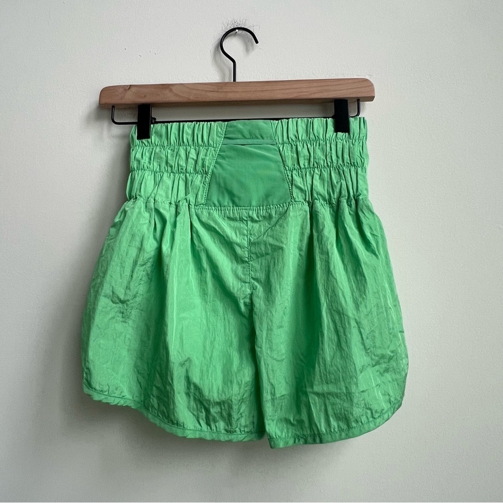 FP Movement by Free People The Way Home Shorts Fresh Cut Green Smocked XS - Picture 10 of 12